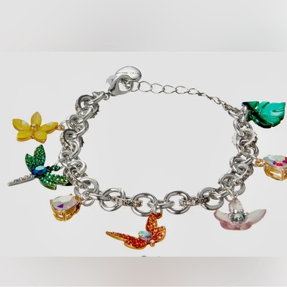 Betsey Johnson Garden Glam Dragonfly Garden Charm Multi Bracelet - Picture 2 of 6